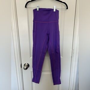 Kady Luxe Purple High-Waisted Leggings